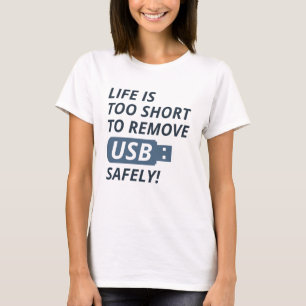 T-shirt Retirer l'USB en toute sécurité