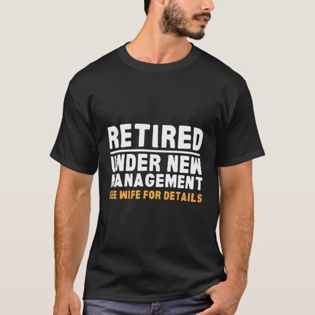 T-shirt Retiret Père Retraite Humour S Retiret (Devant)