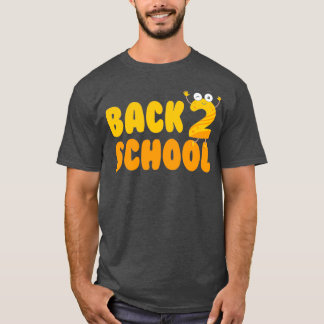 T-shirt Retour 2 école première classe deuxième année ense