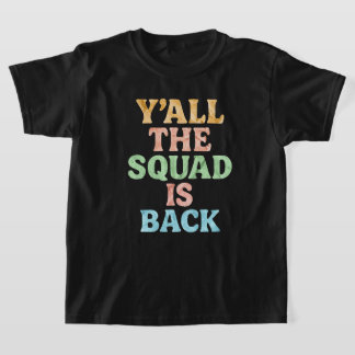 T-shirt Retour À L’École Y’all L’équipe est de retour