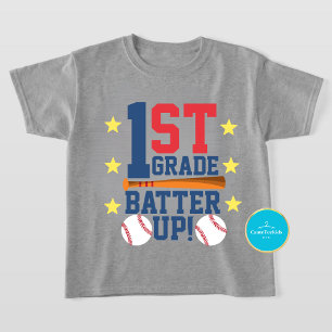 T-shirt Retour à la chemise scolaire   Batterie de 1ère qu