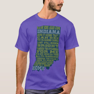 T-shirt Retour à la maison en Indiana