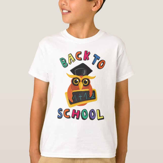 T-shirt Retour à l'école (Devant)