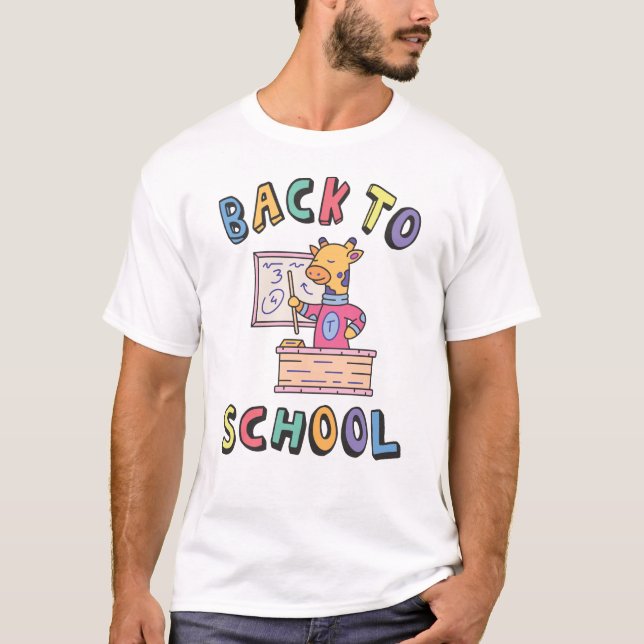 T-shirt Retour à l'école (Devant)