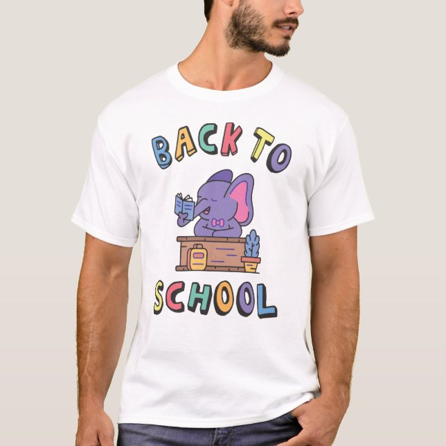 T-shirt Retour à l'école (Devant)