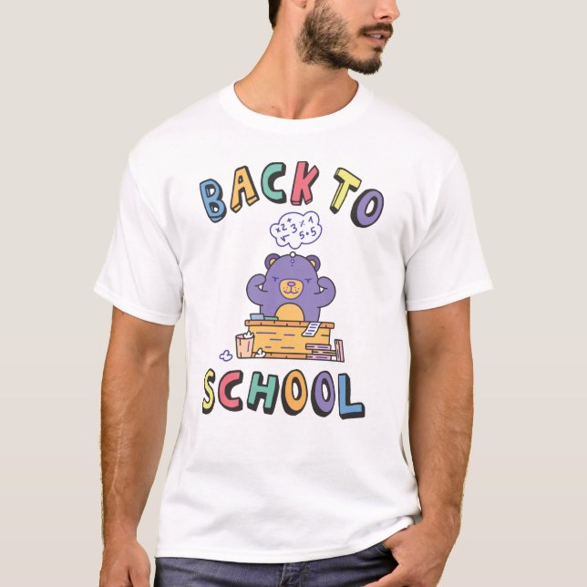 T-shirt Retour à l'école (Devant)