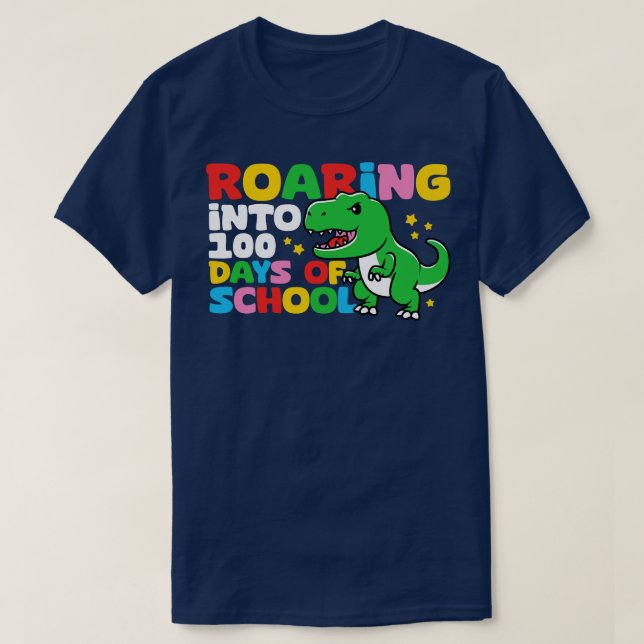 T-shirt Retour À L'École 100 Jour De L'École (335) (Design devant)