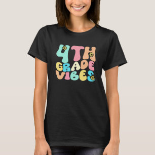 T-shirt Retour à l'école ambiance quatrième année élève en