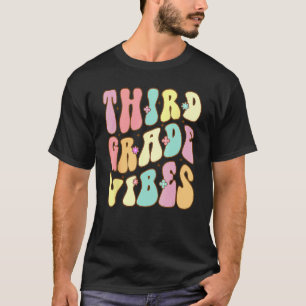 T-shirt Retour à l'école ambiance troisième année 3e élève