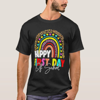 T-shirt Retour à l'école Amusement Joyeux Premier Jour d'é