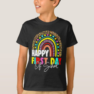 T-shirt Retour à l'école Amusement Joyeux Premier Jour d'é