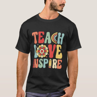 T-shirt Retour À L'École Apprendre L'Amour Et Inspirer Ens