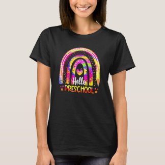 T-shirt Retour à l'école Arc-en-ciel Bohème Tie Dye Profes