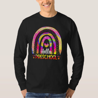 T-shirt Retour à l'école Arc-en-ciel Boho Tie Dye Enseigna