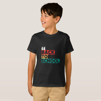 T-shirt Retour à l'école avec une touche classique et élég
