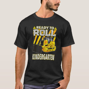 T-shirt Retour À L'École Bulldozer Prêt À Faire Rouler La