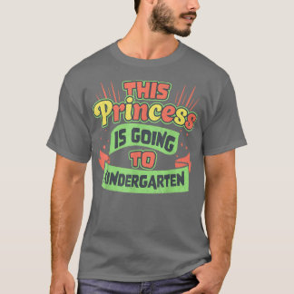 T-shirt Retour à l'école Cadeau pour les filles de materne