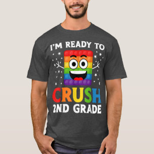 T-shirt Retour À L'École Cute 2e Classe Pop It Girls B