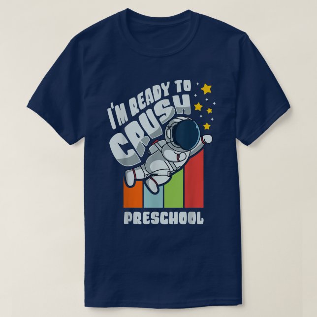T-shirt Retour à l'école Cute Premier jour de la maternell (Design devant)