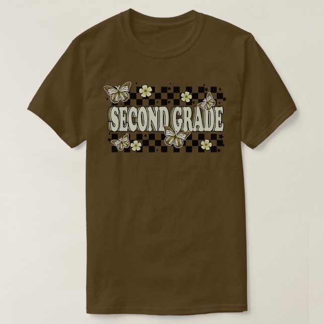 T-shirt Retour à l'école Deuxième année 2e année Premier j (Design devant)