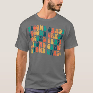 T-shirt Retour à l'école Deuxième année 2e année Premier j