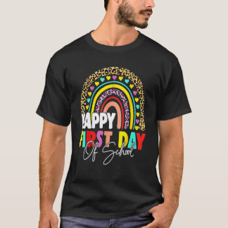 T-shirt Retour à l'école drôle heureux premier jour d'écol