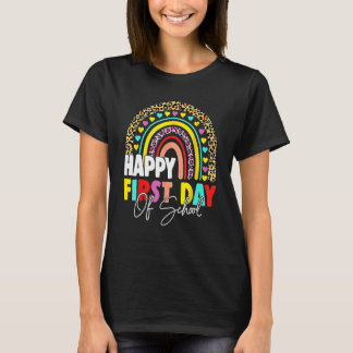 T-shirt Retour à l'école drôle heureux premier jour d'écol