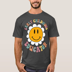 T-shirt Retour à l'école, éducateur rétro de la petite enf