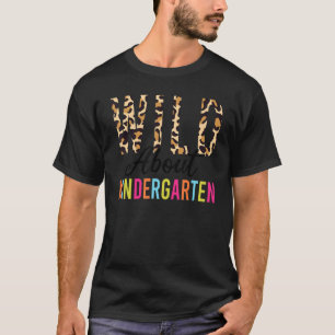 T-shirt Retour À L'École Enseignant Wild À Propos De Mater