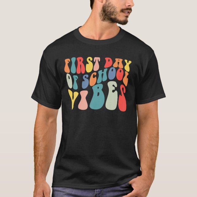 T-shirt Retour À L'École Enseignants Enfants Étudiants Pre (Devant)