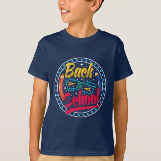 T-shirt Retour à l'école. Étoiles et étincelles.