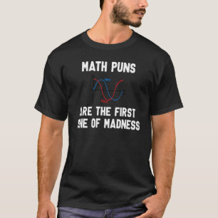 T-shirt Retour À L'École Étudiants Math Puns Premier Sine