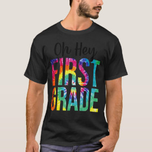 T-shirt Retour à l'école Étudiants Professeur Tie Dye Hey