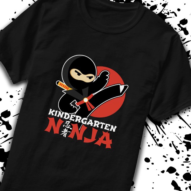 T-shirt Retour à l'école - jardin d'enfants Ninja - élève (Créateur téléchargé)