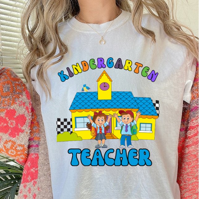 T-shirt Retour à l'école maternelle Enseignant (Créateur téléchargé)