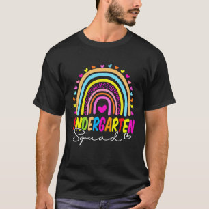 T-shirt Retour à l'école Maternelle Équipe Arc-en-ciel En