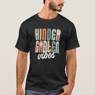 T-shirt Retour À L'École Maternelle Vibes Retro Student Te