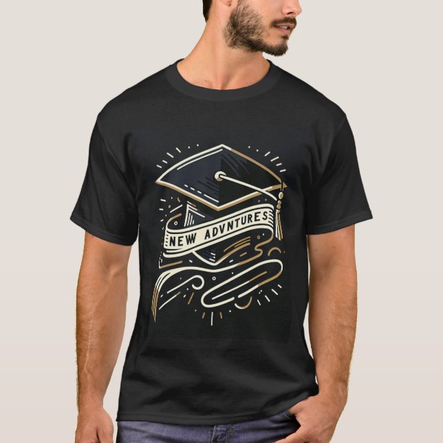 T-shirt retour à l'école - Nouvelles aventures (Devant)