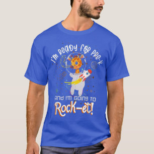 T-shirt Retour À L'École Pré K Space Rocket Astronaut Gira
