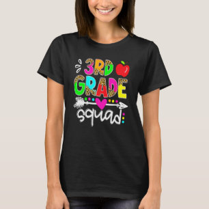T-shirt Retour à l'école Première journée de 3e année Prof