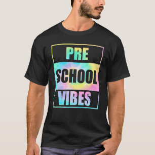 T-shirt Retour à l'école Préscolaire Ambiance Tie Dye Prem