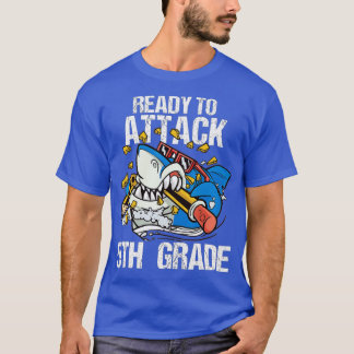 T-shirt Retour À L'École Prêt À Attaquer Les Enfants Du Pr