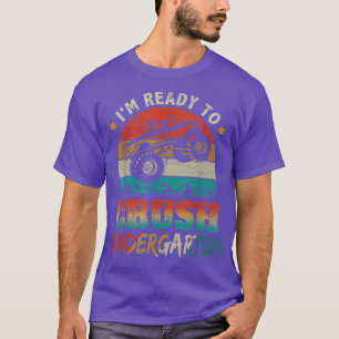 T-shirt Retour À L'École Prêt À Écraser Le Monstre De La M