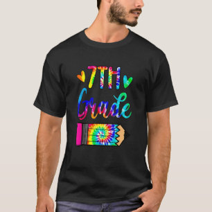 T-shirt Retour à l'école Professeur de 7e année Crayon Ti