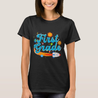 T-shirt Retour à l'école professeur d'espace extérieur pre