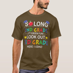 T-shirt Retour à l'école-si long 2ème année c'est amusant