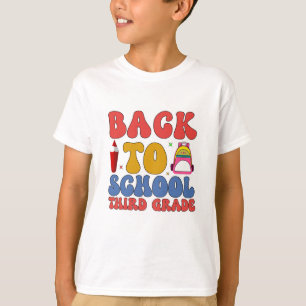 T-shirt Retour à l'école : troisième année