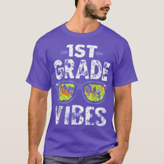 T-shirt Retour À L'École Vibes De 1Ère Année Chemise, Prem