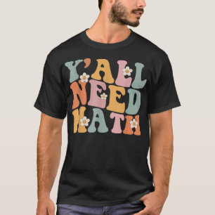 T-shirt Retour À L'École Yall Besoin Math Enseignants Vint