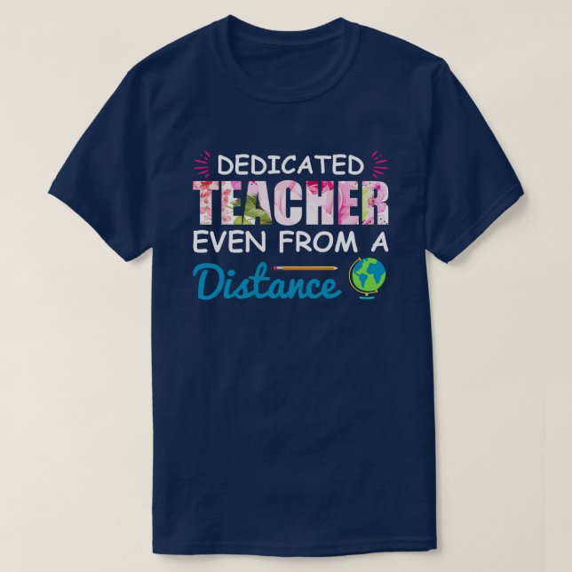 T-shirt Retour à l'enseignant dédié à l'école même à parti (Design devant)
